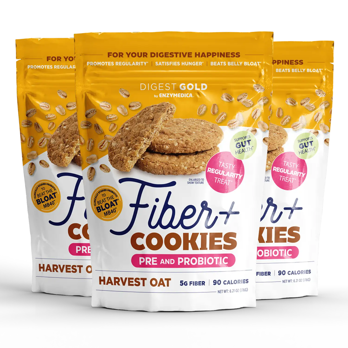 Digest Gold Fiber+ Cookies - Harvest Oat