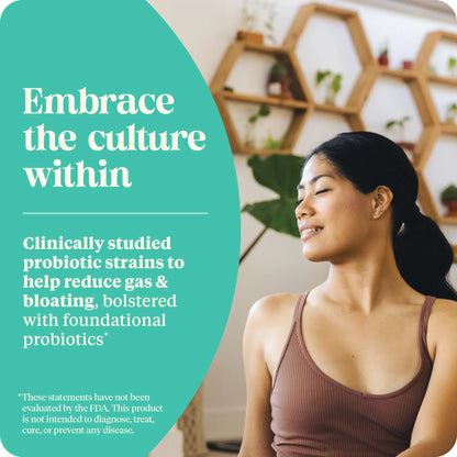 Subculture Probiotics for Bloat